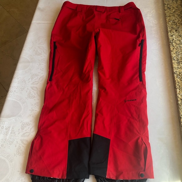 Sunice Radius Elevation Red Waterproof Insulated Winter Ski-Pants Men’s Size XL - Picture 2 of 16